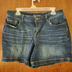 Maurices Dark Blue Jean Shorts for Women